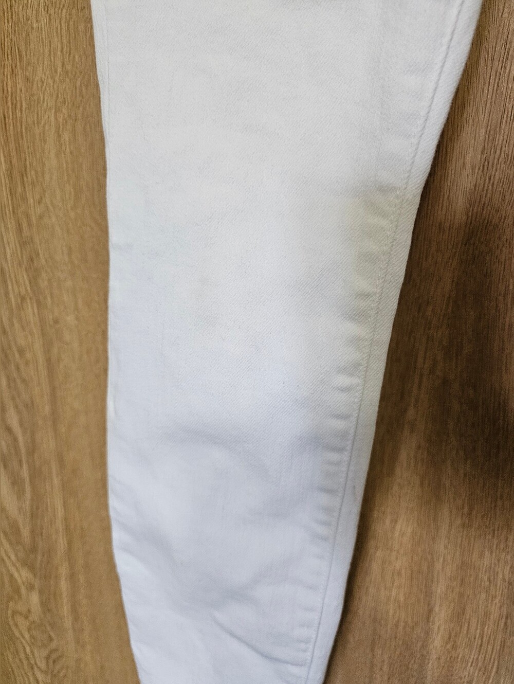 Mother High Waisted Looker Ankle Fray Jeans in White Sz 25 - Picture 4 of 10